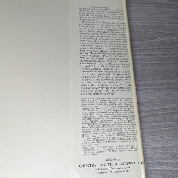 Vintage America's Folk Art Treasures of American Folk Arts & Crafts Book - Picture 5 of 6